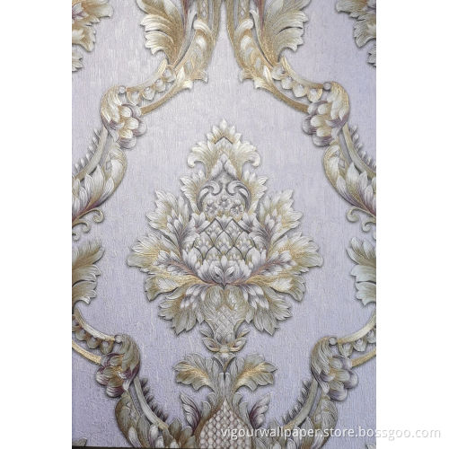 Bedroom PVC Designer Wallpaper 350g 1.06m